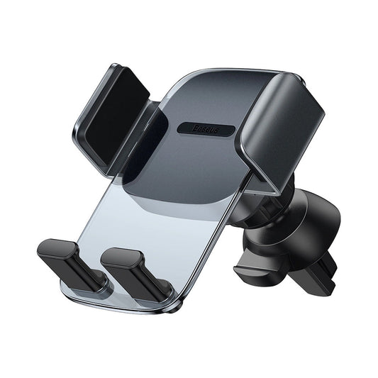 Baseus 2-in-1 Car Phone Holder for Dashboard and Ventilation Grille, Universal 360° Rotation - Black (SUYK000001)