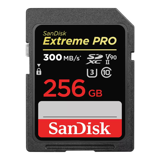 SanDisk 256GB Extreme PRO SDXC UHS-II Memory Card | High-Speed 8K & 4K Video Capture | SDSDXDK-256G-GN4IN