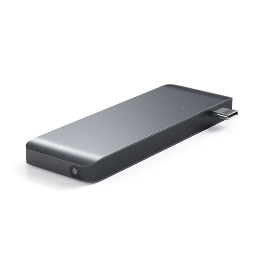 Satechi Type-C Pass-Through USB Hub - Compact USB-C Hub with Charging and Card Reader - ST-TCUPM