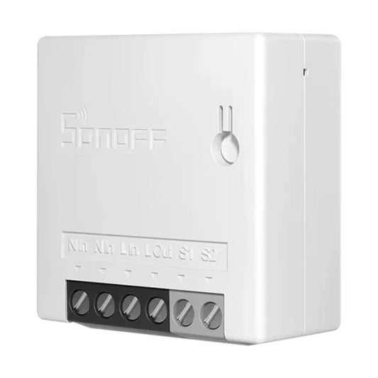 Sonoff MINIR2 Wi-Fi Smart Switch with DIY Mode | Compact Design, Voice Control, Advanced Safety Features