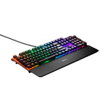 SteelSeries Apex Pro - Adjustable Mechanical Switch Full-Size Wired Gaming Keyboard with OLED Display