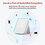 SwitchBot 4 in 1 Hub Gen 2 | Smart Hygrometer, Scene Launch Buttons, and Smart Alerts