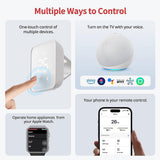 SwitchBot 4 in 1 Hub Gen 2 | Smart Hygrometer, Scene Launch Buttons, and Smart Alerts
