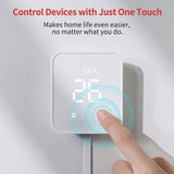 SwitchBot 4 in 1 Hub Gen 2 | Smart Hygrometer, Scene Launch Buttons, and Smart Alerts
