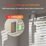 SwitchBot Blind Tilt with Solar Panel | Smart Blind Controller with 2000mAh Solar Power