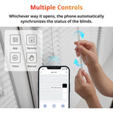 SwitchBot Blind Tilt with Solar Panel | Smart Blind Controller with 2000mAh Solar Power