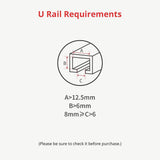 SwitchBot Curtain (U Rail) SWITCHBOT-41-WH | Smart Curtain Opener for U-Shaped Rails