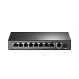 TP-Link TL-SF1009P 9-Port 10/100Mbps Desktop Switch with 8-Port PoE+ | 65W Budget, Extend Mode, Priority Mode