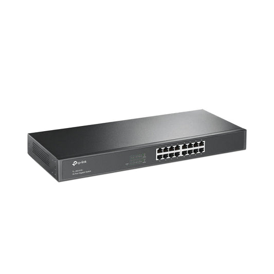 TP-Link TL-SG1016 16-Port Gigabit Rackmount Switch | Energy-Efficient, High Performance, Rack-Mountable