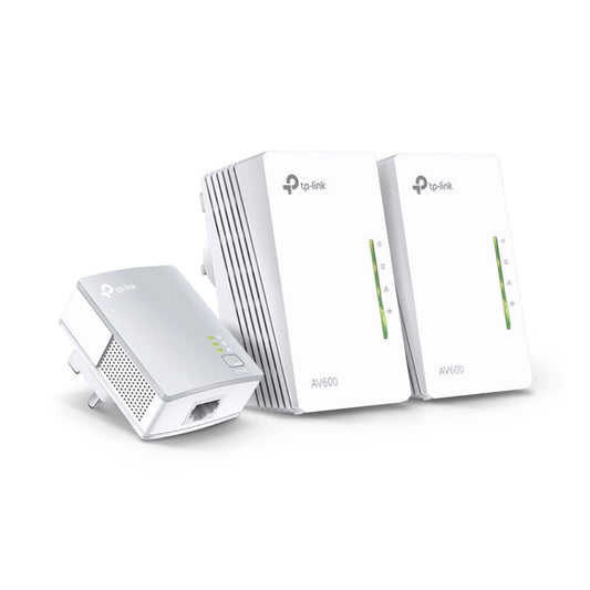 TP-Link TL-WPA4220 TKIT Powerline 600 Wi-Fi 3-Pack Kit – Extend Wi-Fi Across Your Home