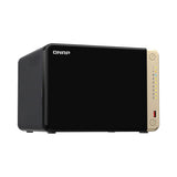 QNAP TS-664-8G-US 6-Bay Desktop NAS – High-Performance Intel Quad-Core Processor, Dual 2.5GbE Ports, and SSD Caching