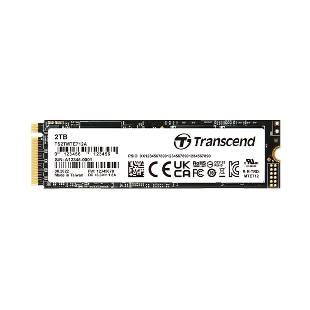 Transcend SSD M.2 2280 PCIe NVMe 2TB | MTE712A