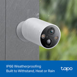TP-Link Tapo C425 Smart Wire-Free Security Camera with 2K QHD, Color Night Vision, and AI Detection