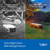 TP-Link Tapo C425 Smart Wire-Free Security Camera with 2K QHD, Color Night Vision, and AI Detection