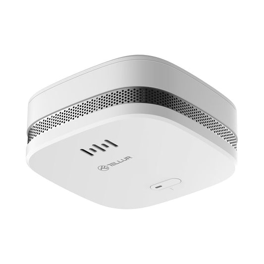 Tellur WiFi Smart Smoke Sensor - Intelligent Smoke Detection with Push Notifications and Tamper Alerts