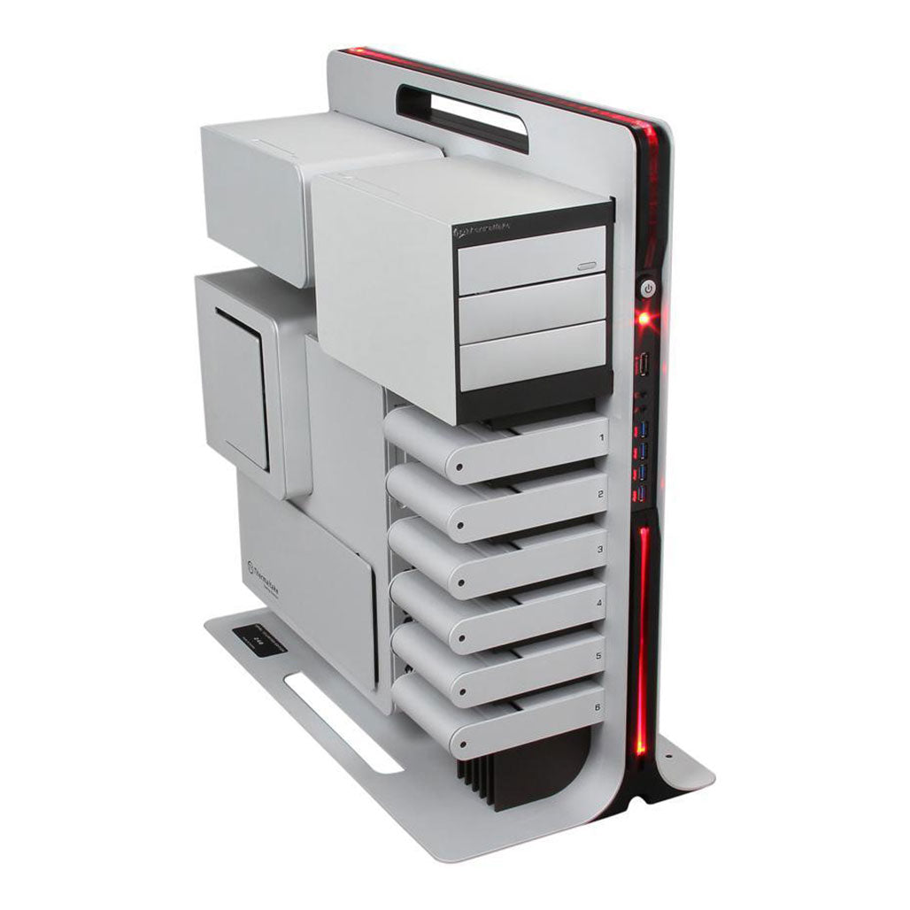 Thermaltake Level 10 Limited Edition VL300A2N1N Silver Aluminum ATX Full Tower Computer Case from Thermaltake sold by 961Souq-Zalka