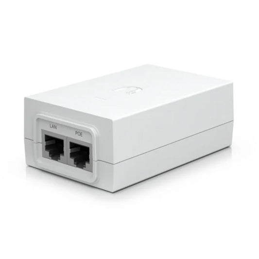 Ubiquiti POE Adapter Gigabit 24V 1.25A (30W) | POE-24-30W-G-WH | High Efficiency Power over Ethernet