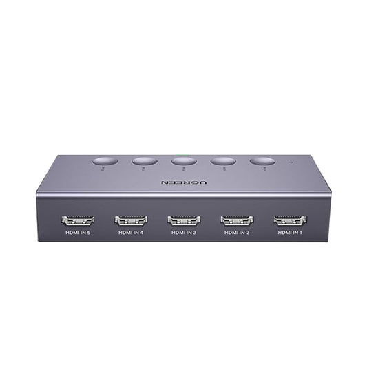 UGreen HDMI Switch 5-in-1 Out | 4K@60Hz HDMI Splitter with Remote Control | Supports HDR, VRR, and Dynamic HDR