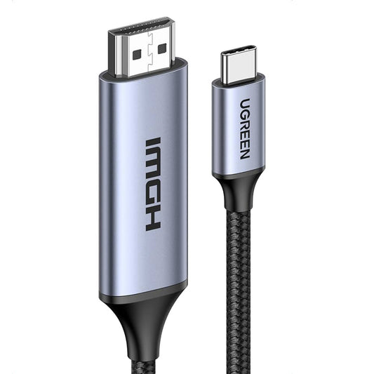 UGreen USB-C to HDMI 2.1 Cable 8K@60Hz | High-Speed 48Gbps, Dynamic HDR, Universal Compatibility