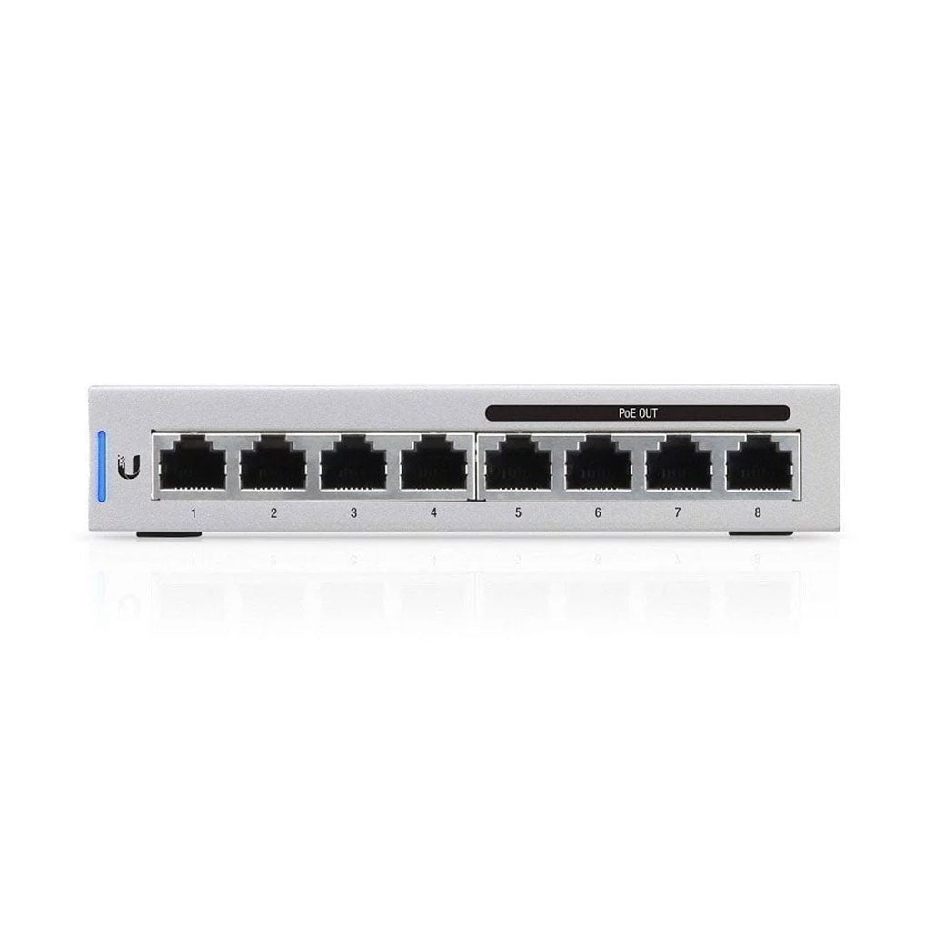 Ubiquiti Unifi 8 Port Managed Gigabit Switch with 802.3AF POE US-8-60W