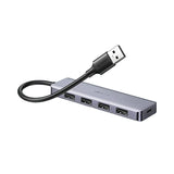 UGreen USB 3.0 Ultra Slim 4-Port Hub | High-Speed Data Transfer and Extra Power Supply