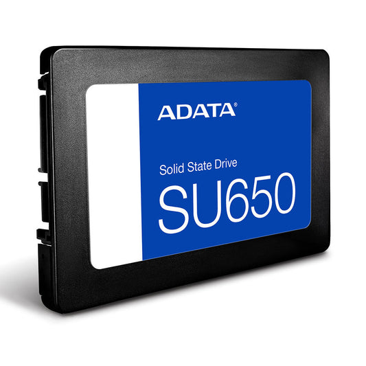 ADATA Ultimate SU650 256GB Internal SSD - High-Speed 3D NAND Flash, SLC Caching, Advanced Error Correction
