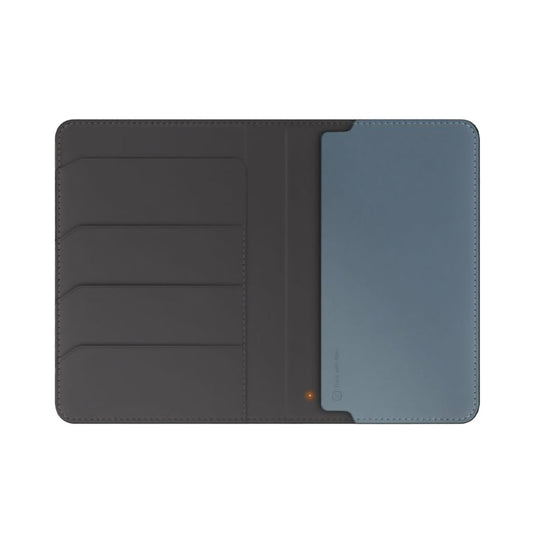UNIQ Belmont Vegan Leather Passport Holder with Apple Find My Tracker & RFID Protection