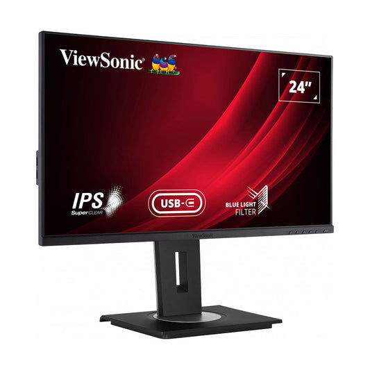 ViewSonic VG2455 24" 1080P IPS Monitor with Advanced Ergonomics and USB-C Connectivity