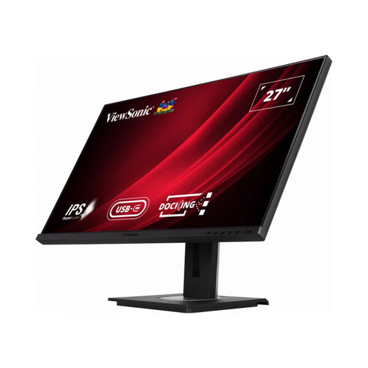 ViewSonic VG2756-4K 27” 4K UHD Docking Monitor with USB-C and Ethernet Connectivity