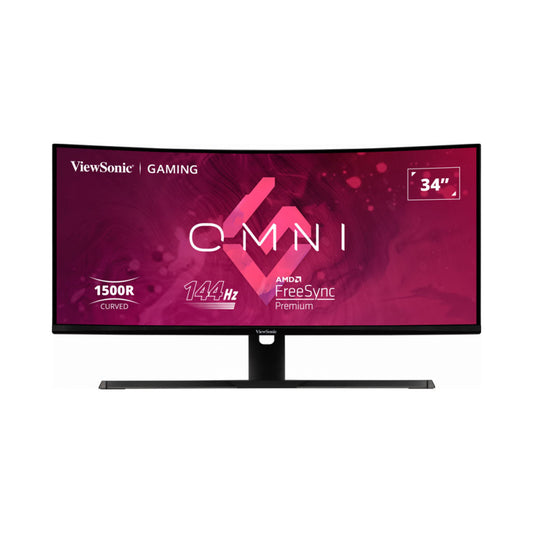 ViewSonic VX3418-2KPC 34” UWQHD 144Hz Curved Gaming Monitor from ViewSonic sold by 961Souq-Zalka