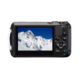 Ricoh WG6 Waterproof Compact Digital Camera - 20MP, 4K Video, Rugged Design - Black