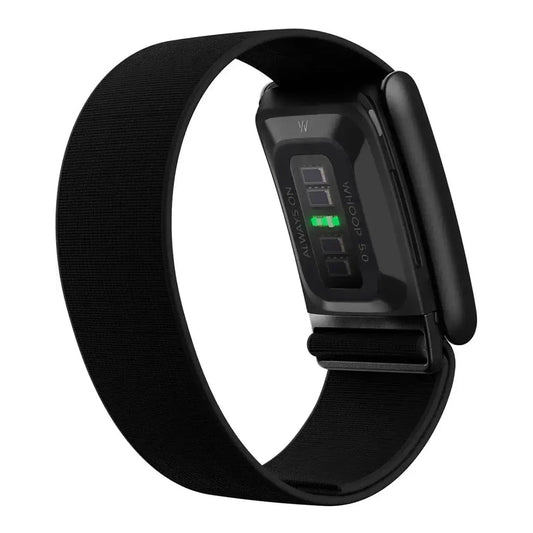 WHOOP 5.0 One Fitness & Health Tracker – 12-Month Membership Included – Jet Black – Sleep, Heart Rate & Activity Monitor