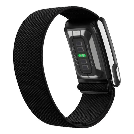 WHOOP MG Life Health & Fitness Tracker with 12-Month Membership – Obsidian/Titanium | ECG, Blood Pressure, VO2 Max & Stress Monitor