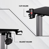 Fantech WS414 Adjustable Height Desk with Sturdy Steel Frame and Powerful Electric Motor