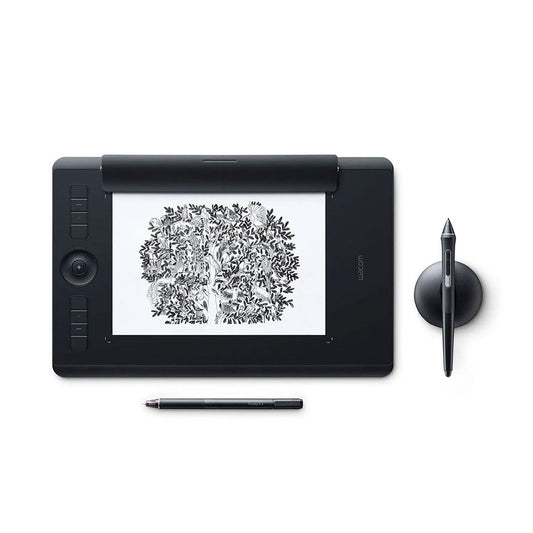 Wacom Intuos Pro Paper Edition - Medium PTH660P | Digital Drawing Tablet with Paper-to-Digital Workflow, Wacom Pro Pen 2, and Customizable Controls
