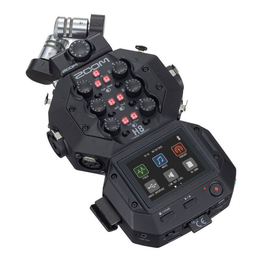 Zoom H8 12-Track Handy Recorder with Interchangeable Microphone System | Multi-Function Audio Recorder with App-Driven Touchscreen
