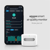 Amazon Smart Air Quality Monitor – Track Indoor Air, Works with Alexa