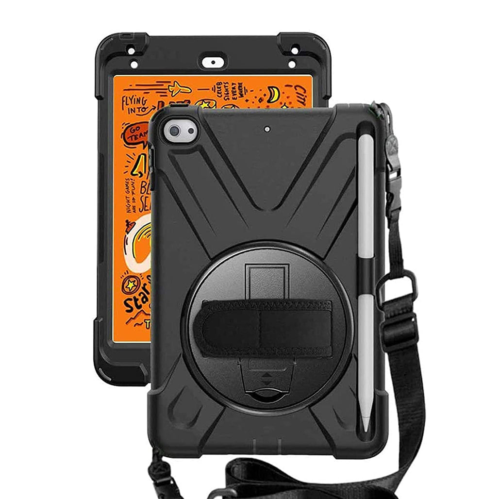 Rugged Case with Strap iPad Mini 1 Black from Other sold by 961Souq-Zalka