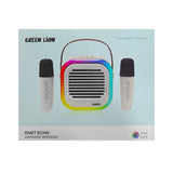 Green Lion Duet Echo Karaoke Speaker - Bluetooth 5.3, 10W Output | GNDUECH10WBG