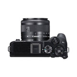 Canon EOS M6 Mark II Mirrorless Camera with 15-45mm Lens – 32.5MP, 4K Video, Dual Pixel AF