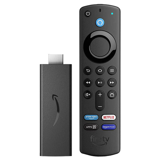 Amazon Fire TV Stick 4K streaming device with Alexa built in, Dolby Vision, includes Alexa Voice Remote, latest release from Amazon sold by 961Souq-Zalka