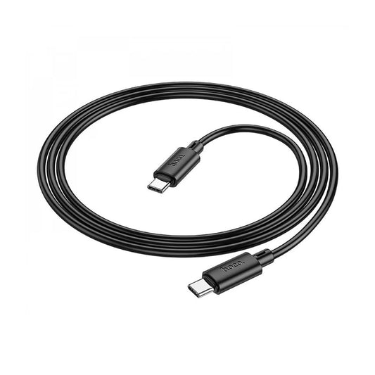 Hoco X88 Type-C to Type-C Charging and Data Cable - 1M, 60W Fast Charge, Universal Compatibility, Black