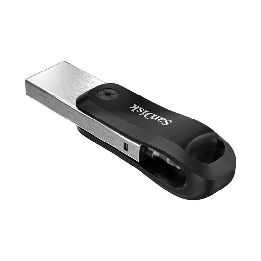 SanDisk iXpand 128GB USB 3.0 Flash Drive Go – iPhone-Compatible Portable Storage with Automatic Backup