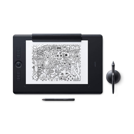 Wacom Intuos Pro Paper Edition Pen Tablet - Large PTH-860P | A4 Drawing Tablet with Wacom Pro Pen 2, Paper-to-Digital Conversion, and Customizable Accessories