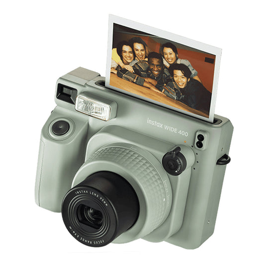 Fujifilm Instax Wide 400 Instant Film Camera – Green | Automatic Exposure & Adjustable Angle for Perfect Group Shots