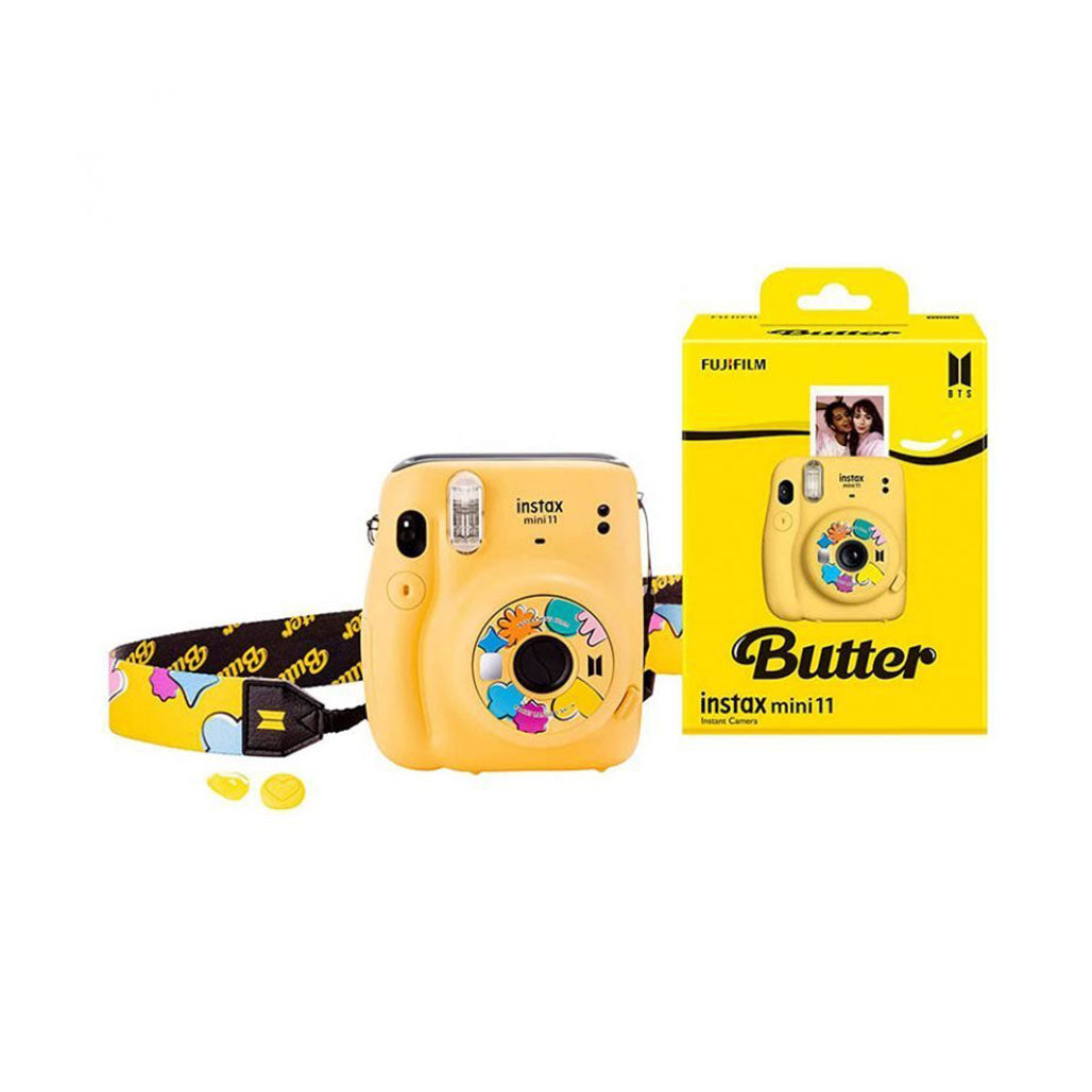 Fujifilm InstaX Mini 11 BTS Butter Version Instant Camera, Yellow, Compact from Fujifilm sold by 961Souq-Zalka