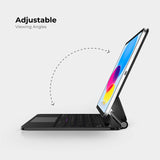 BluPebble iPad 10th Gen Magic Folio Keyboard with Trackpad | English & Arabic | Backlit | Multi-Touch Gestures
