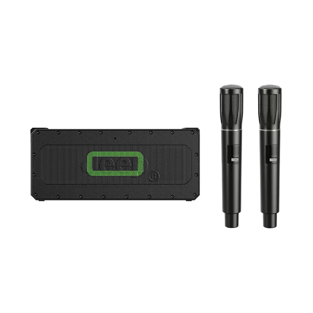 JEEP JP-SW001 - 100W IPX7 Waterproof Wireless Bluetooth Speaker with RGB Lighting and DSP Effect - Portable Outdoor Speaker with TWS, 20-Hour Battery Life, and Metal Cabinet