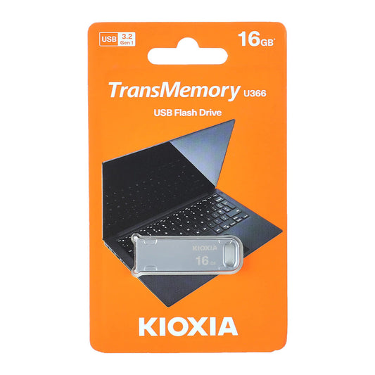 KIOXIA TransMemory U366 16GB USB Flash Drive – High-Speed USB 3.2 Gen 1 Storage Solution
