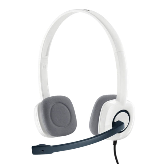Logitech H150 Stereo Headset with Noise Cancelling Microphone - Clear Sound & Adjustable Design